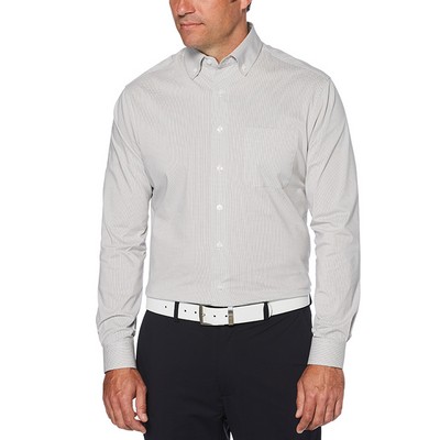 Perry Ellis Mini Grid Woven Shirt