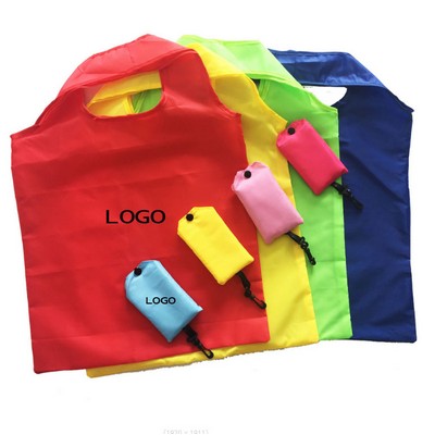 Foldable Reusable Economy Shopping Tote Bag 15"L x 16.14"H