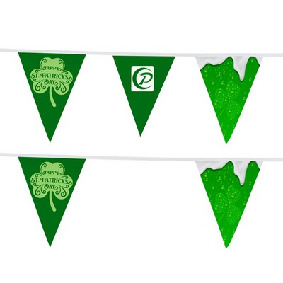 Indoor Custom Full Color Imprinting Paper Bunting Flags