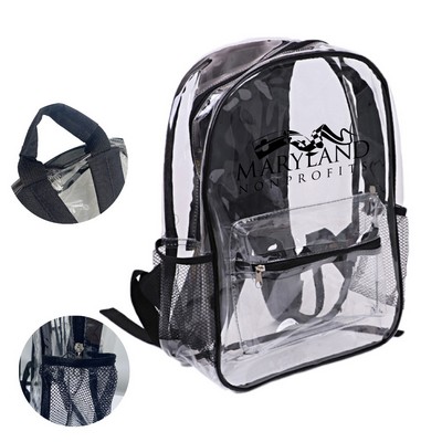 Improved Transparent Zipper Backpack