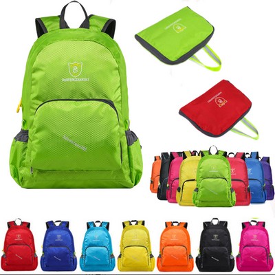 Outdoor Sports Double Shoulder Foldable Backpack