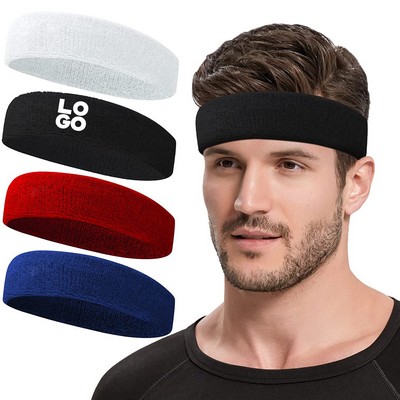 Terry Headband with Direct Embroidery