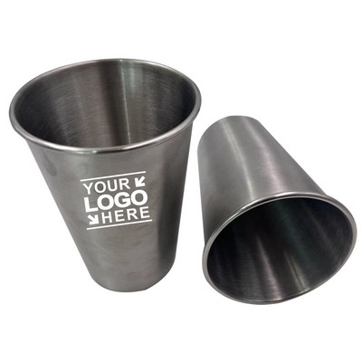 MOQ50 12 Oz Stainless Steel Water Mug Pint Cup