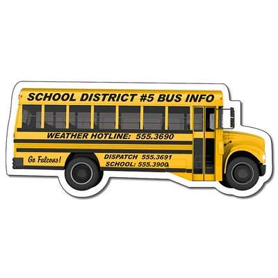 Magnet - School Bus Shape (4.88x2.1214) - 30 Mil - Outdoor Safe