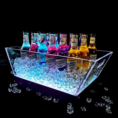 Led Ice Bucket With Clear Acrylic