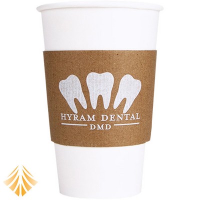 Custom Printed Kraft Corrugated Coffee Sleeves Custom Printed Kraft Corrugated Coffee Sleeve