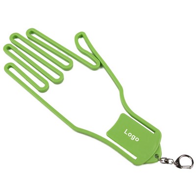 Golf Gloves Holder with Key Chain Glove Rack Dryer Hanger