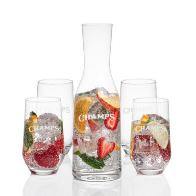 Caldmore Carafe & 4 Bexley Beverage