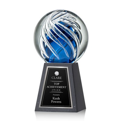 Genista Award on Tall Marble - 5" Diam