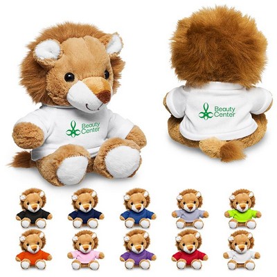 7" Plush Lion with T-Shirt