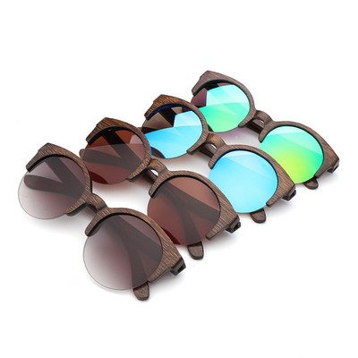 Wood Tone Sunglasses