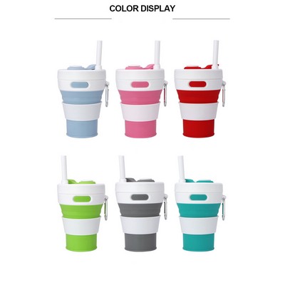 15Oz Silicone Foldable Cup