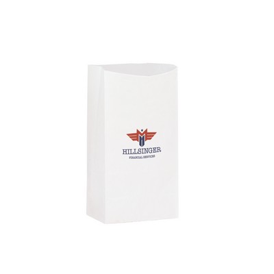 White Kraft Popcorn 2# SOS Bag with Full Color Digital Print (4.25 x 2.375 x 8.1875