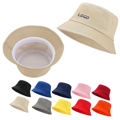 Embroidery Cotton Bucket Hat