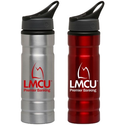 27.25 Oz. Flip Top Spout Aluminum Water Bottles