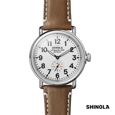 Shinola® Runwell Watch - 41mm White/Tan