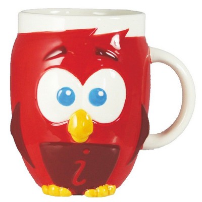 Custom Ceramic Red Bird Mug