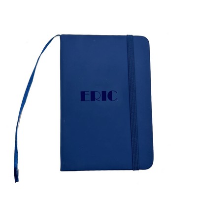 A6 Hard Cover Notebook 80 Sheets With Elastic Band Closure Rush Service