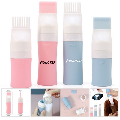 2 OZ Leak Proof Travel Bottles For Toiletries Refillable Liquid Container Silicone travel container