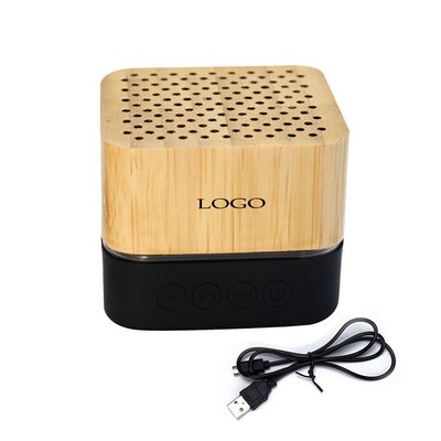 Bamboo Grain Bluetooth Speaker