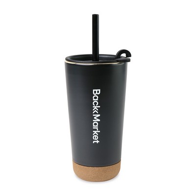 Valo Ceramic To-Go Cup - 18 Oz. - Black