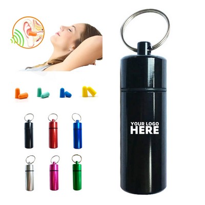 Keychain Earplugs Carrying Case