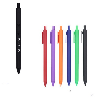 Retractable Gel Pens, 8 different color Barrel