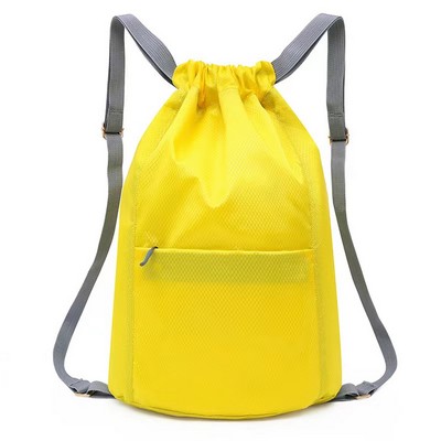 Waterproof Oxford Fabric Drawstring Backpack