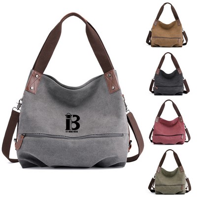 Canvas Shoulder Crossbody Bag for women