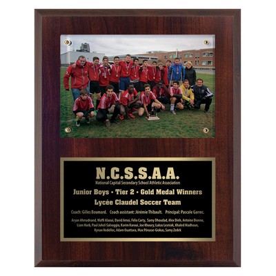 Photo Plaque (Surface Mount) - Cherrywood Saver Finish, Award Trophy, x