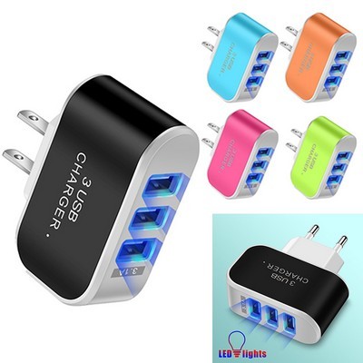 3 Port USB Charger