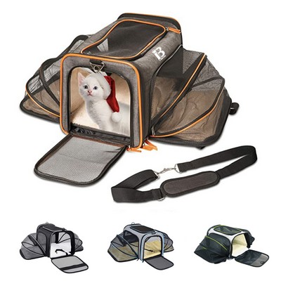 Expandable Pet Carrier Travel Bag