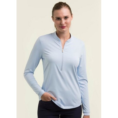 Fairway & Greene Women's "Cat" Quarter-Zip Shirt