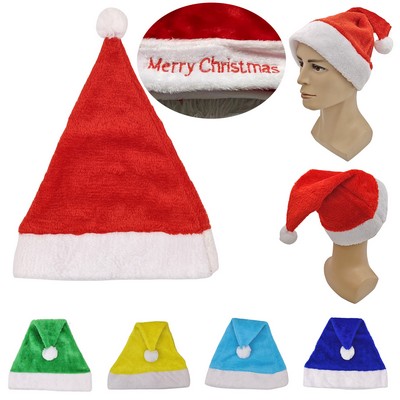 Plush Santa Hat MOQ 50PCS