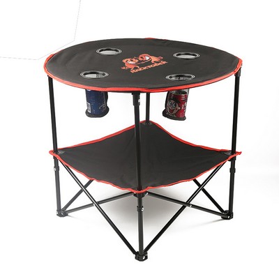 Round Portable Camping Table