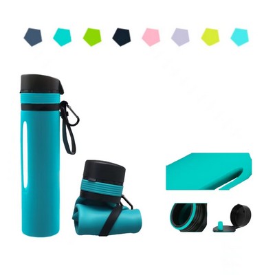 20 Oz Outdoor Collapsible Water Bottle