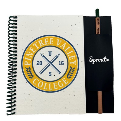 Seed Paper Journal w/ Sprout Pencil