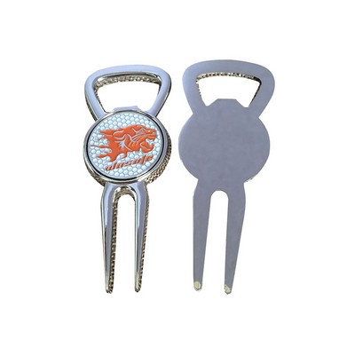 Golf Bottle Opener Divot Tool Ball Marker