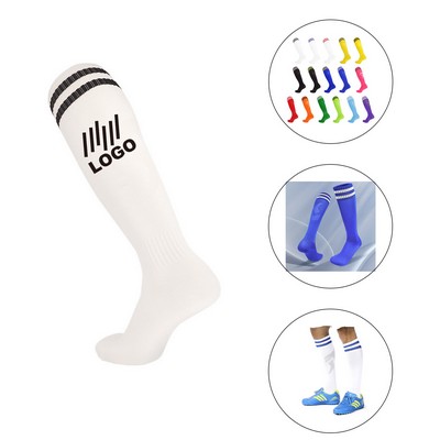 Summer Thin Football Socks For Adult