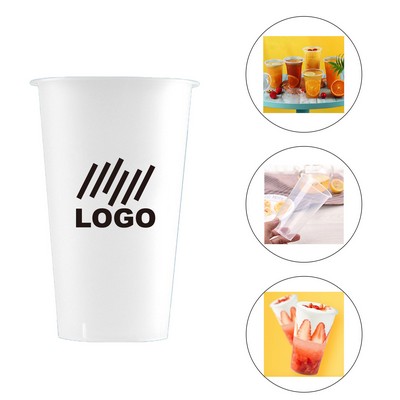 16 Oz Disposable Clear Plastic Juice Cup