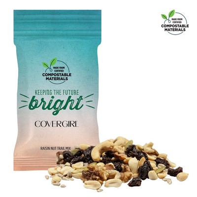 1oz. ECO-Digibag, Compostable & Full Color, Raisin Nut Mix