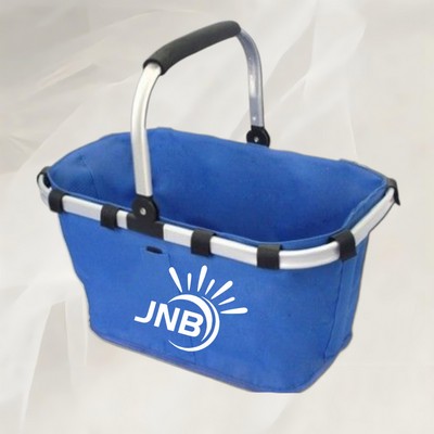 Eco-Conscious Retractable Market Basket