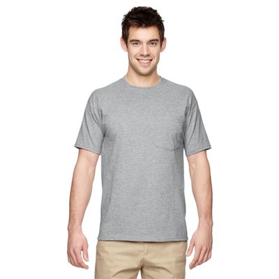 Jerzees 5.6 Oz., 50/50 Heavyweight Blend&trade; Pocket T-Shirt