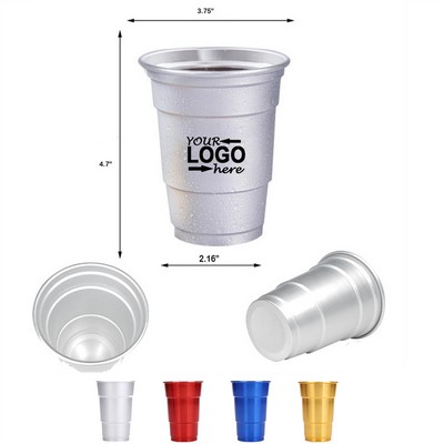 16 oz Reusable Party Aluminum Beer Cup