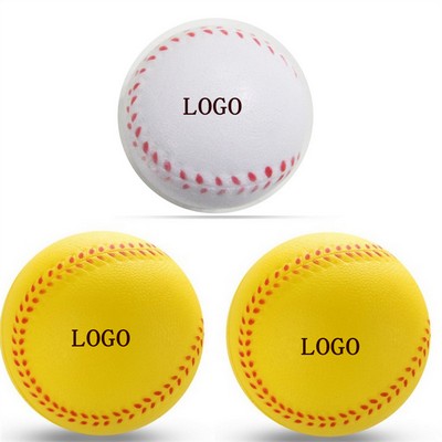 PU Foam Baseball Stress Reliever