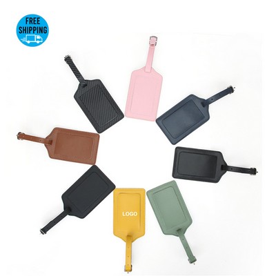 PU Leather Luggage Tag for Suitcase ID Tags