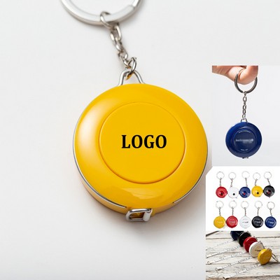 Retractable 1.5M/60INCH Measuring Tape With Keychain