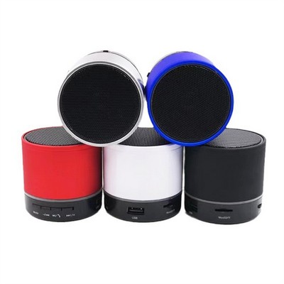 Aluminum Bluetooth Speaker With Led Light