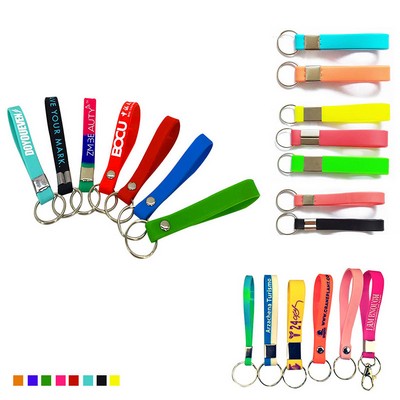 Silicone Wristbands Keychain