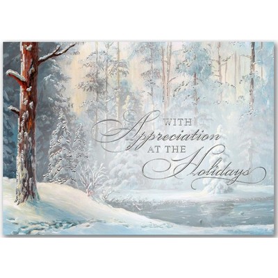 Frosty Appreciation Holiday Card